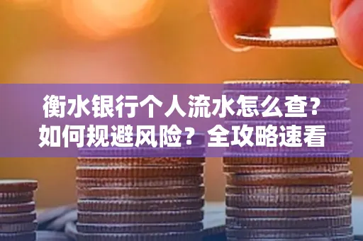 衡水银行个人流水怎么查?如何规避风险?全攻略速看