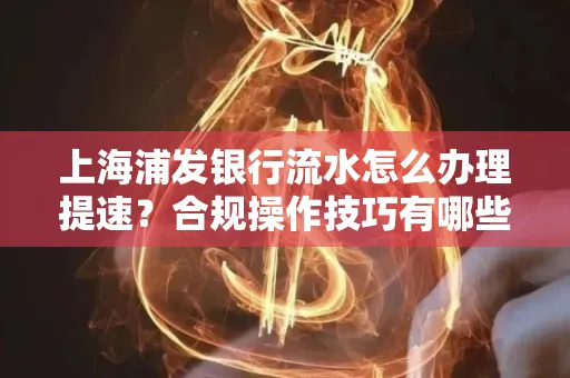 上海浦发银行流水怎么办理提速？合规操作技巧有哪些？